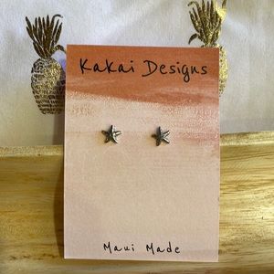 Sterling Silver Starfish Earrings